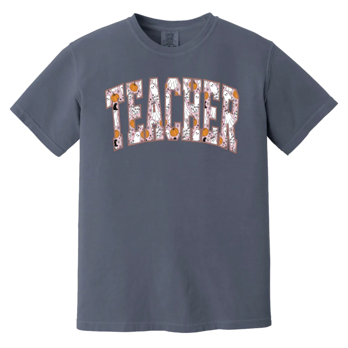 Trendy Halloween Fall T-Shirt – Perfect for Spooky Teachers!