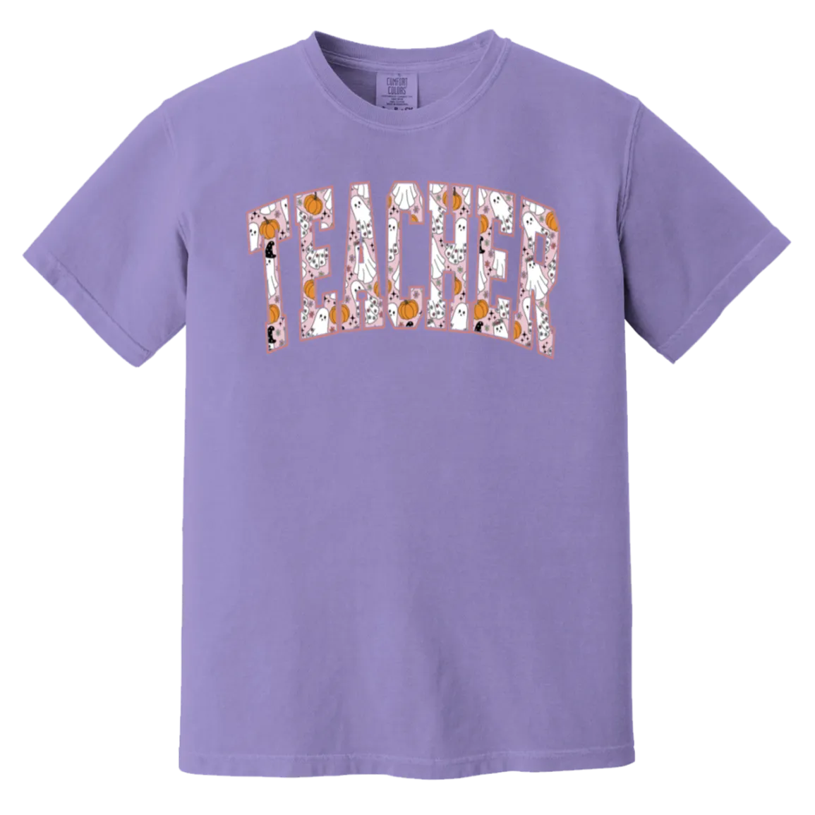 Trendy Halloween Fall T-Shirt – Perfect for Spooky Teachers!