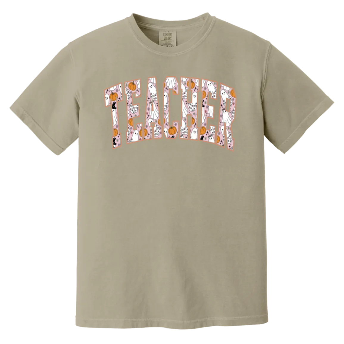Trendy Halloween Fall T-Shirt – Perfect for Spooky Teachers!
