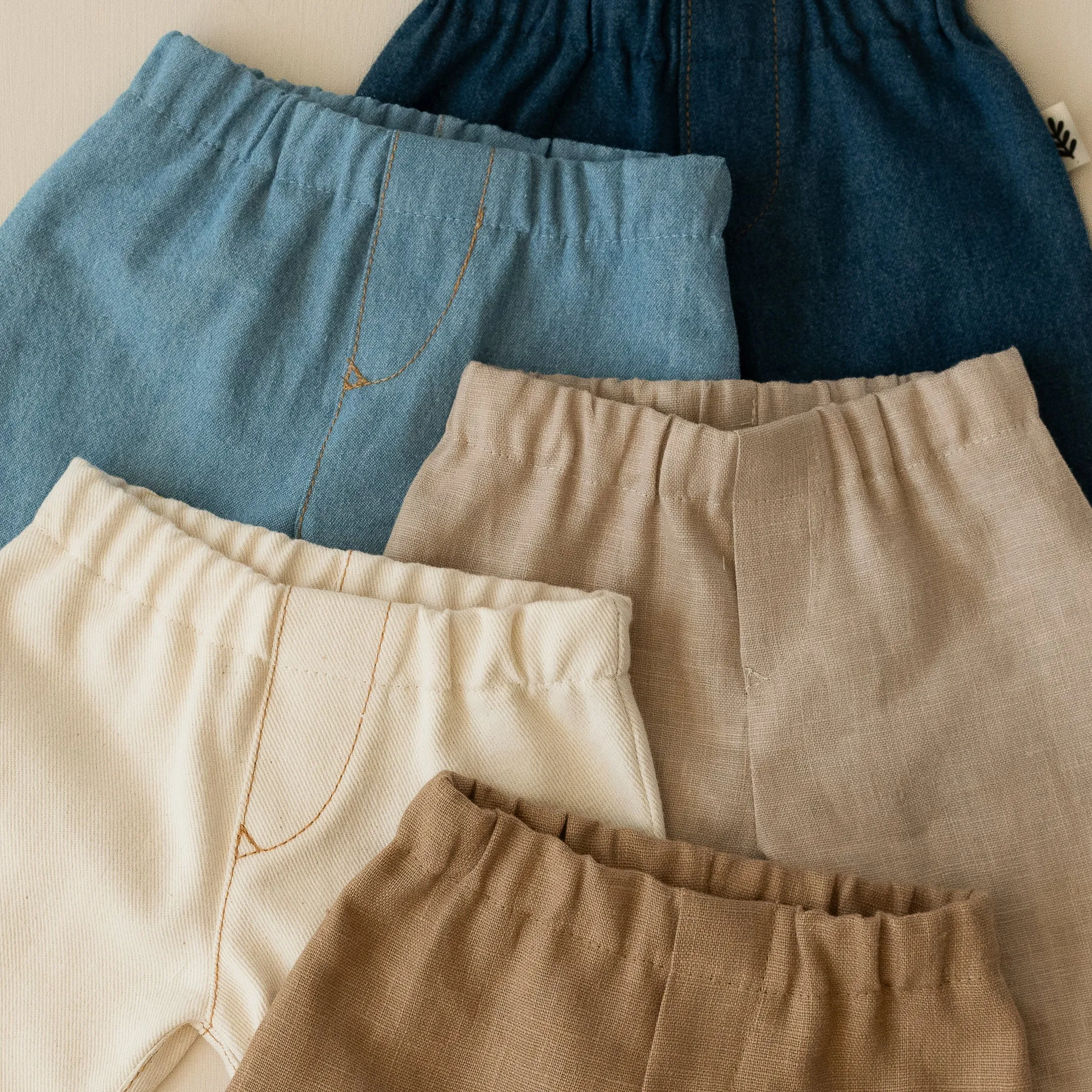 Trousers - Natural denim
