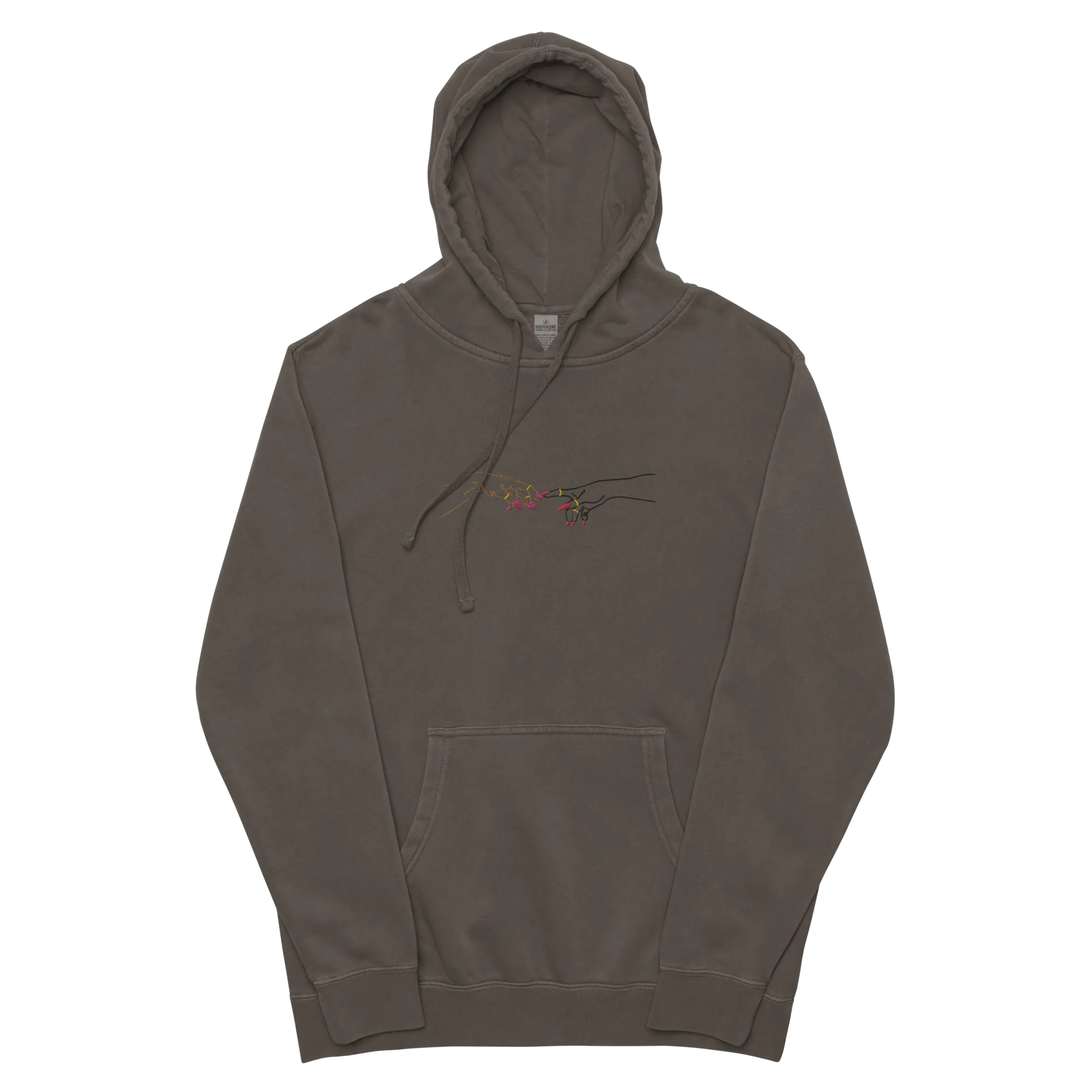 Unisex pigment-dyed hoodie