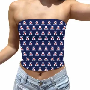 University of Arizona All Over Navy Tube Top