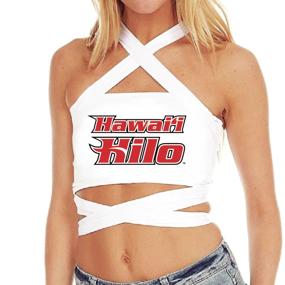 University of Hawaii Hilo White Multi Way Bandeau Top