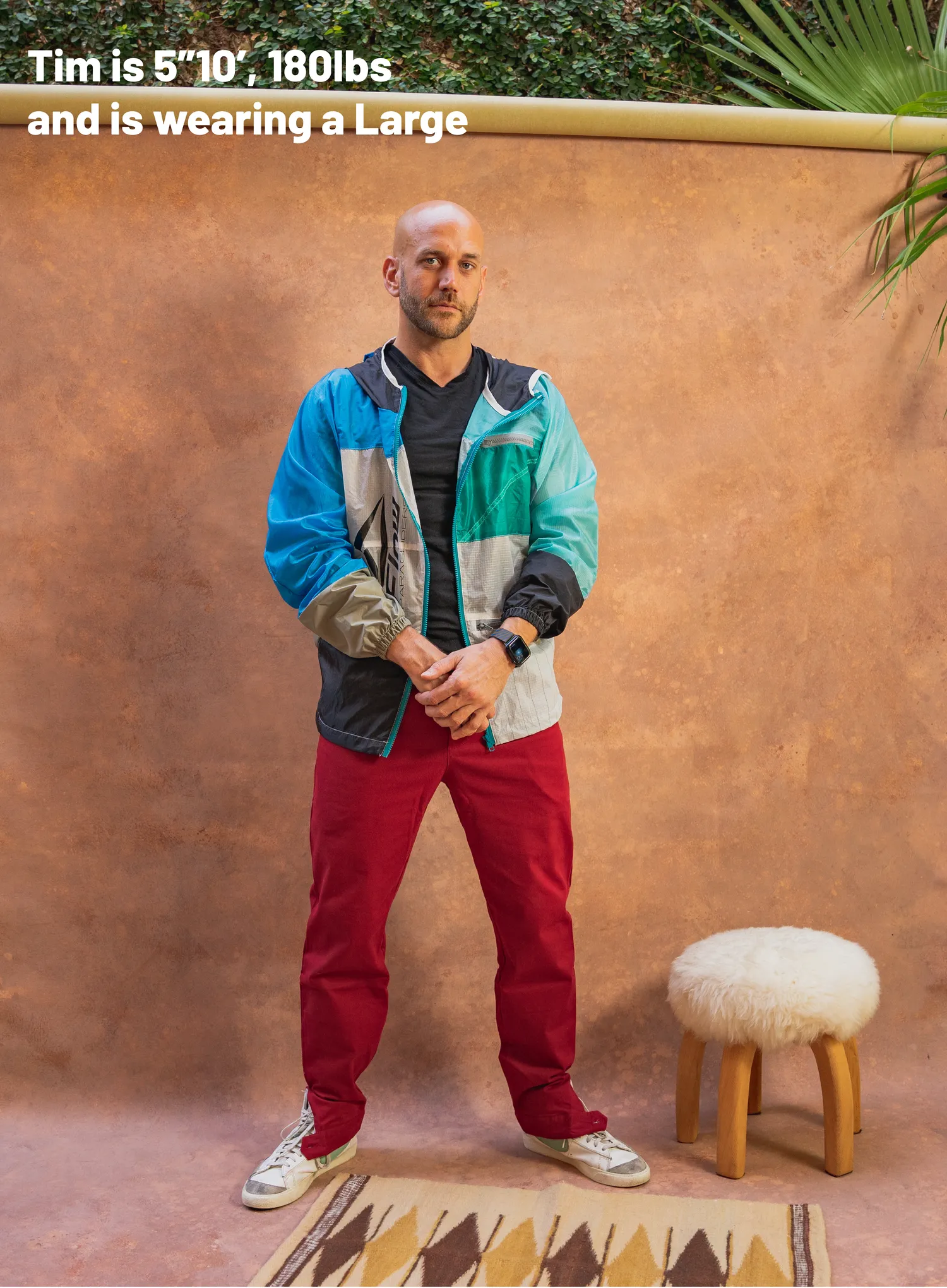 Upcycled Parachute Jacket (Large - L.a.33.23)