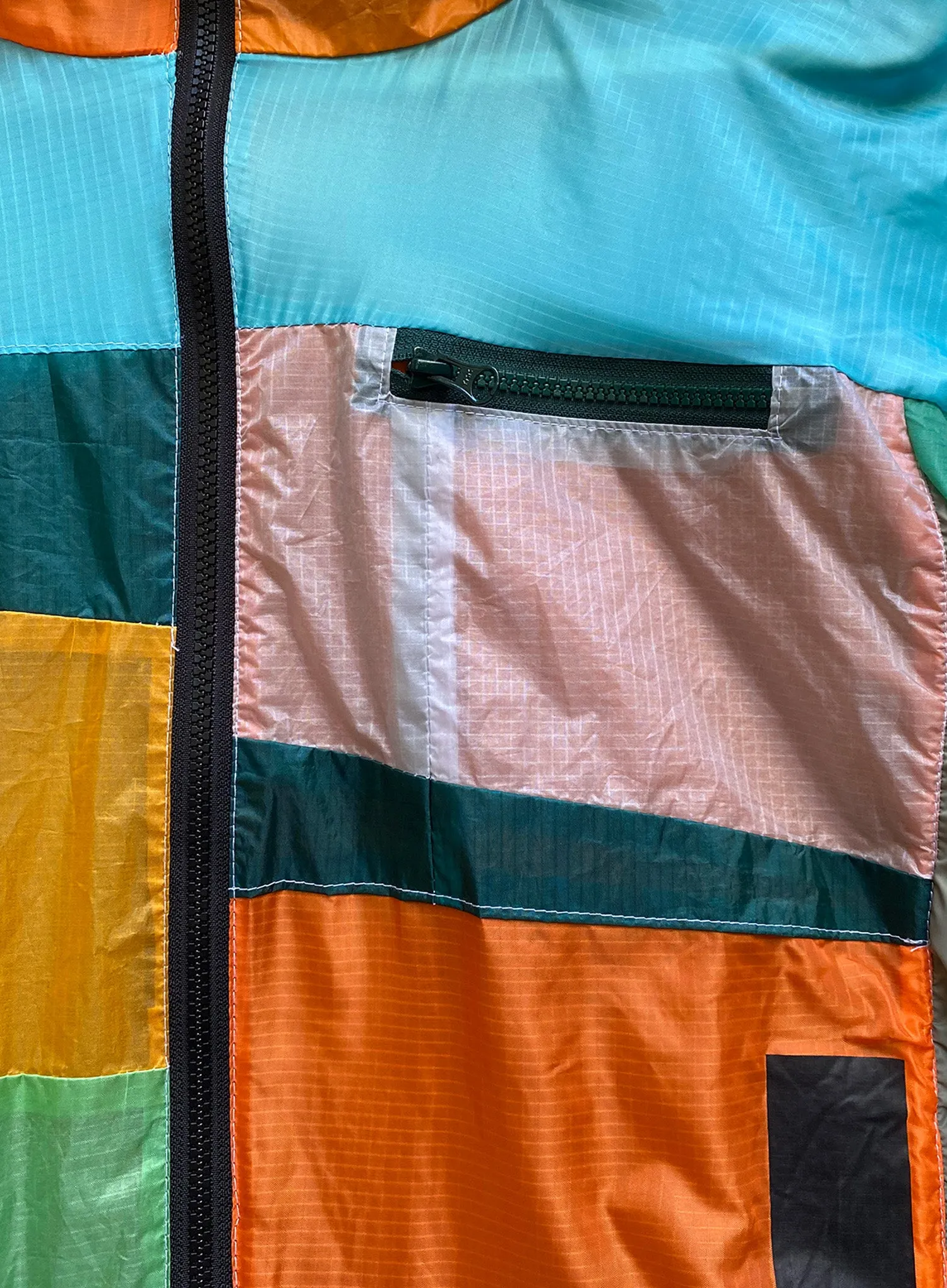 Upcycled Parachute Jacket (Large - L.a.33.23)