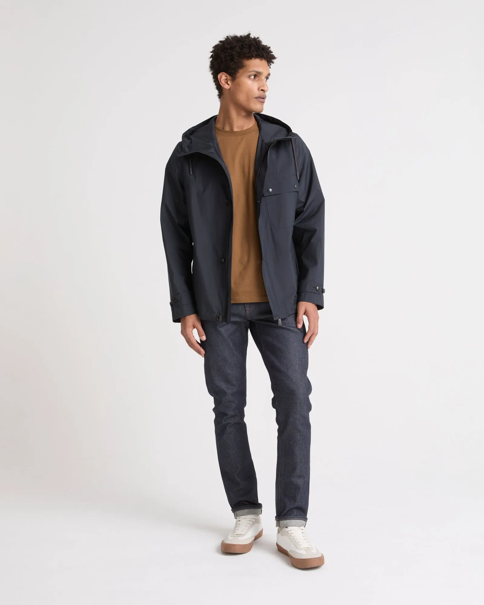 Veste en tissu imperméable