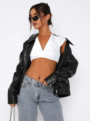 Vickee Bralette Top - White