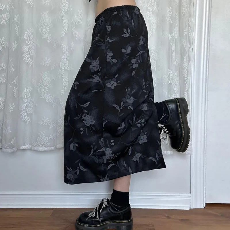 vintage graphic elegant skirt