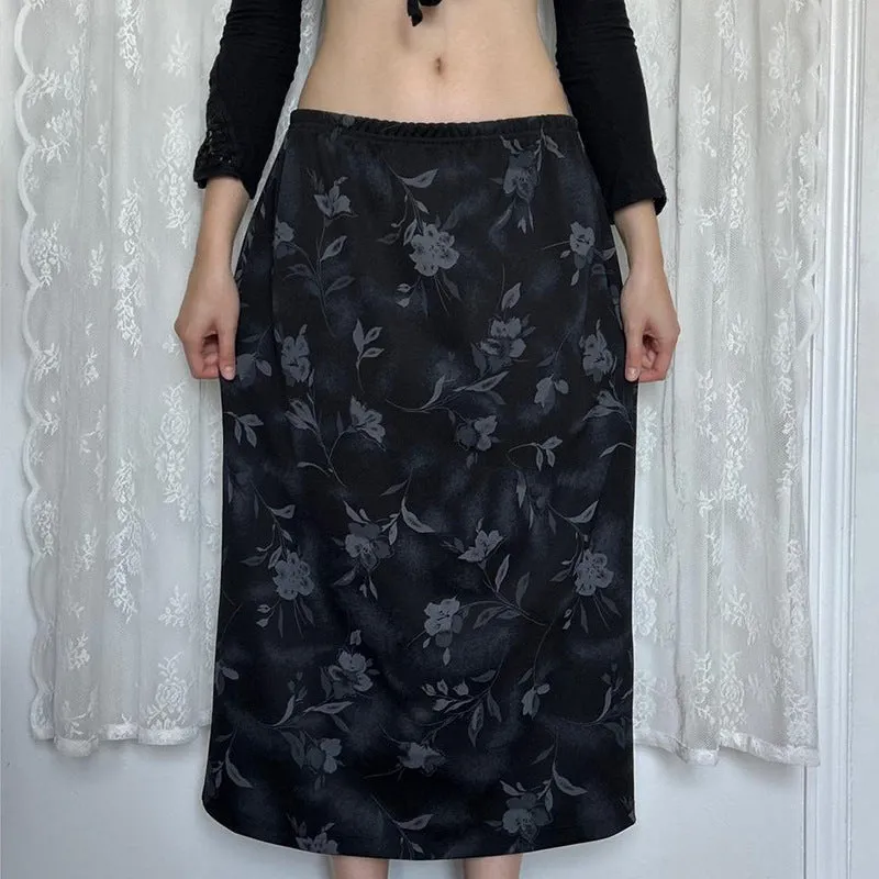 vintage graphic elegant skirt