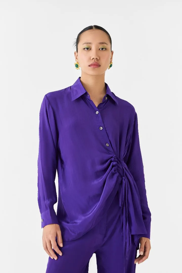 Violet Shirt and Pants Set