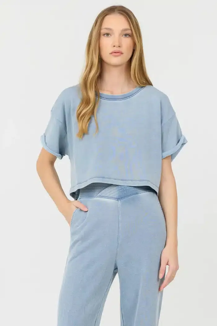 Washed Cloud Terry Fleece Shirt