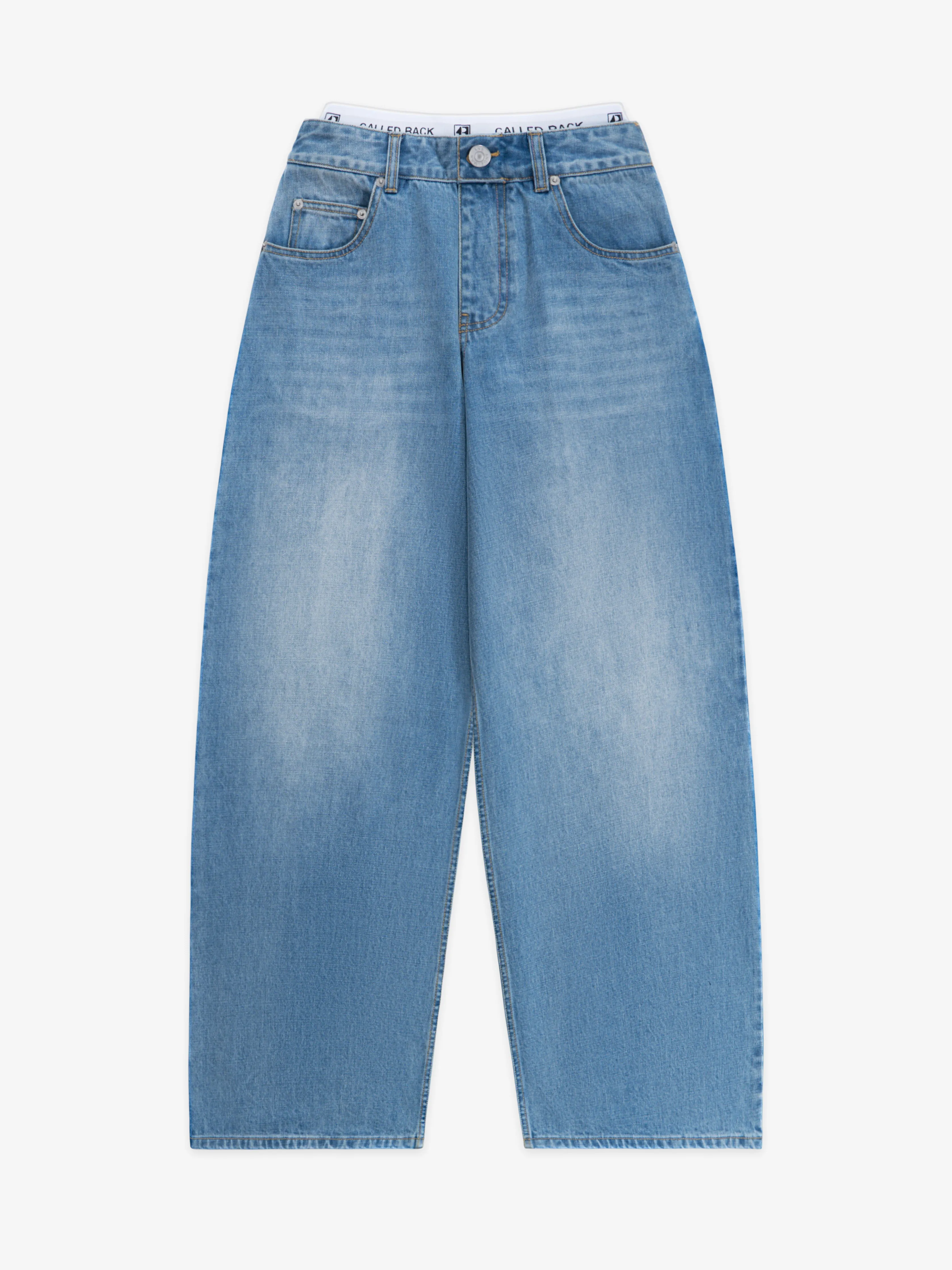 Washed effect jeans