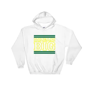 White Green and Yellow Hooded Sweatshirt