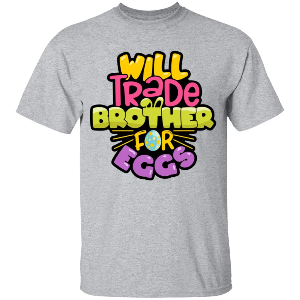 Will Trade Brother for Eggs Youth 5.3 oz 100% Cotton T-Shirt