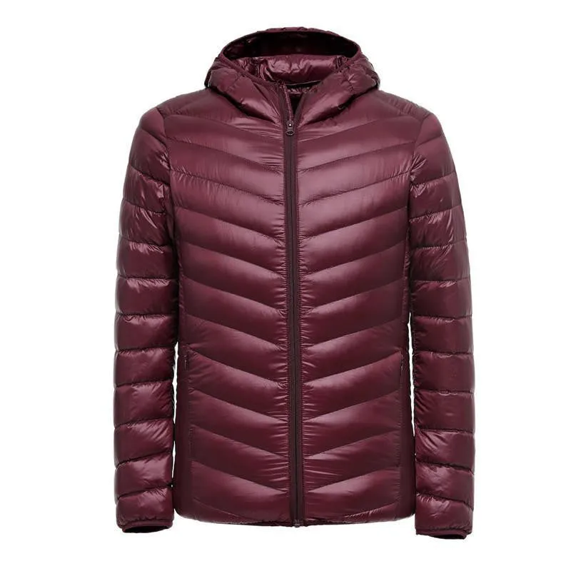 Winter Duck Down Jacket Ultra light Men 90% Coat Waterproof Down Parkas Fashion mens Outerwear coat 5011