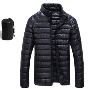 Winter Duck Down Jacket Ultra light Men 90% Coat Waterproof Down Parkas Fashion mens Outerwear coat 5011