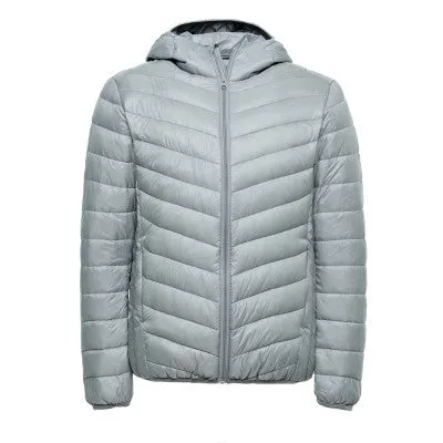 Winter Duck Down Jacket Ultra light Men 90% Coat Waterproof Down Parkas Fashion mens Outerwear coat 5011
