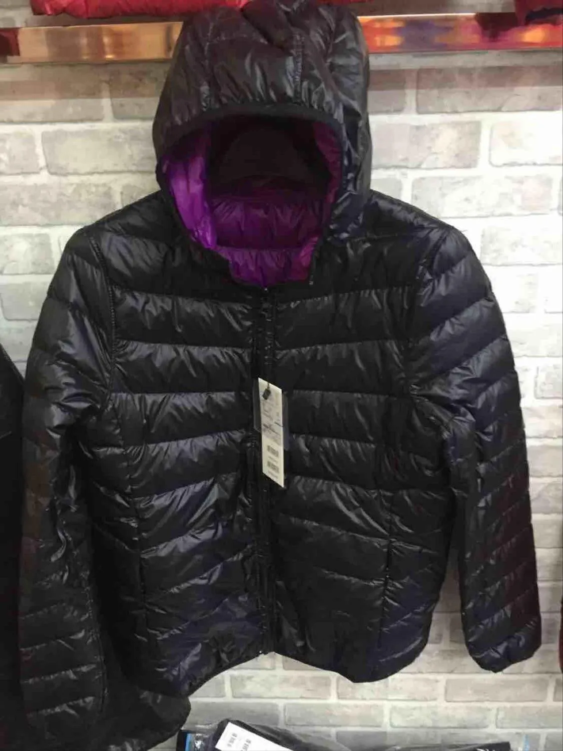 Winter Two Side Women 90% White Duck Down Jacket Women's Hooded Ultra Light Down Jackets Warm Winter Coat Parkas W00743