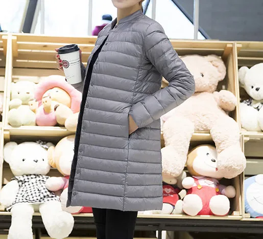 Woman Spring Padded Warm Coat Ultra Light