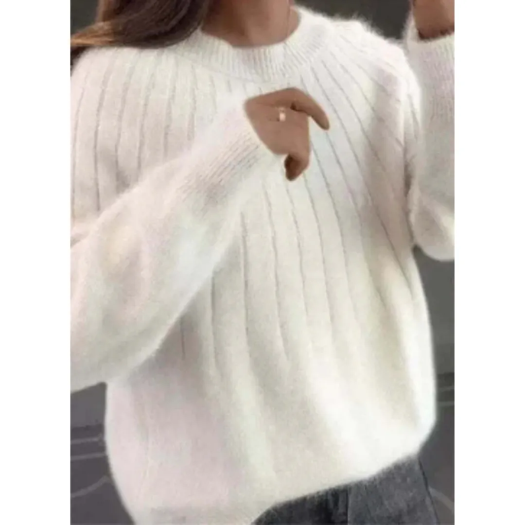 Women's Comfortable Knitted Sweater | Long Sleeve