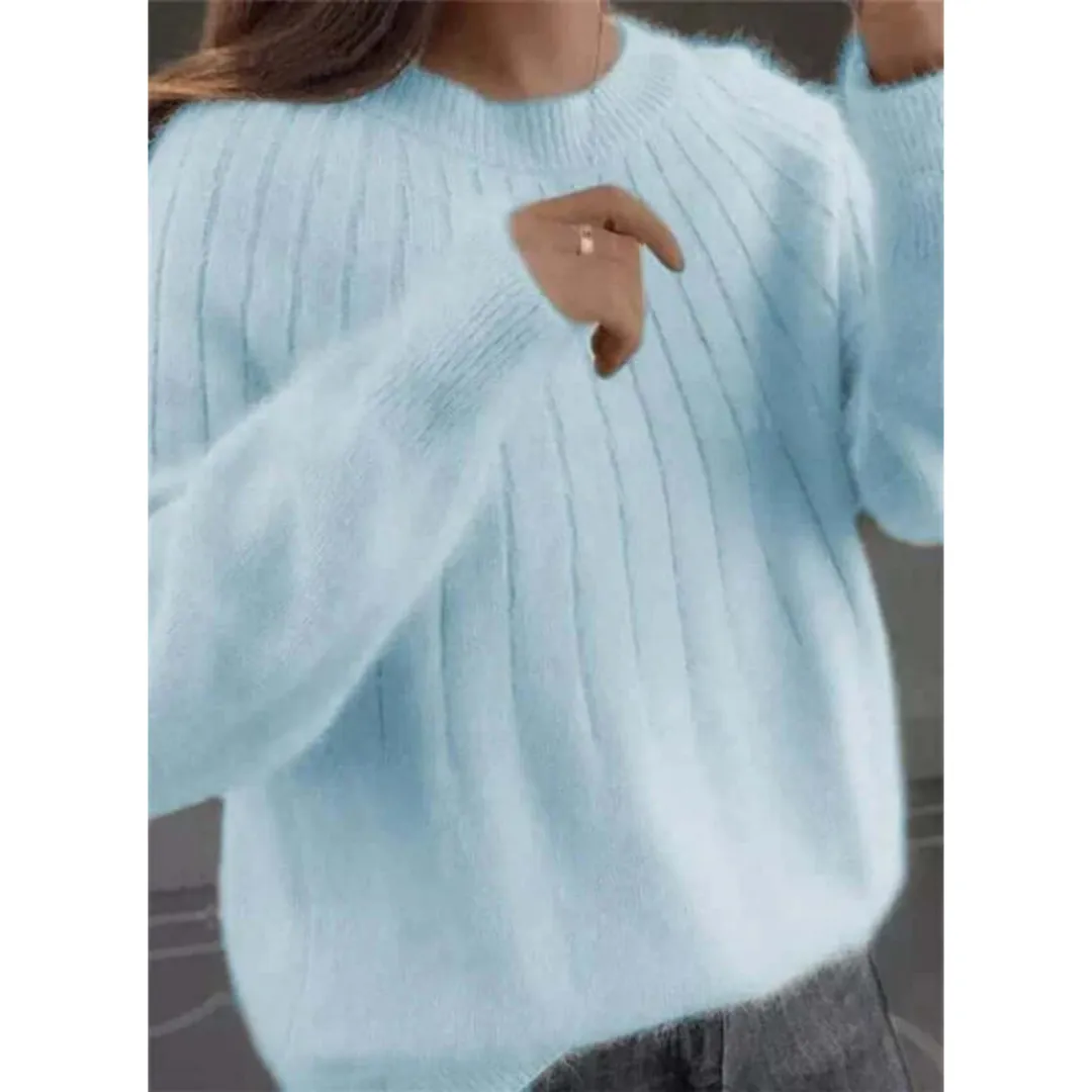 Women's Comfortable Knitted Sweater | Long Sleeve