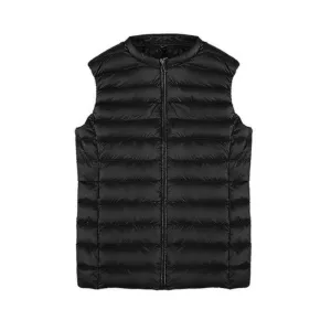 Women's Comfortable Zip Up Puffer Vest | Lightweight