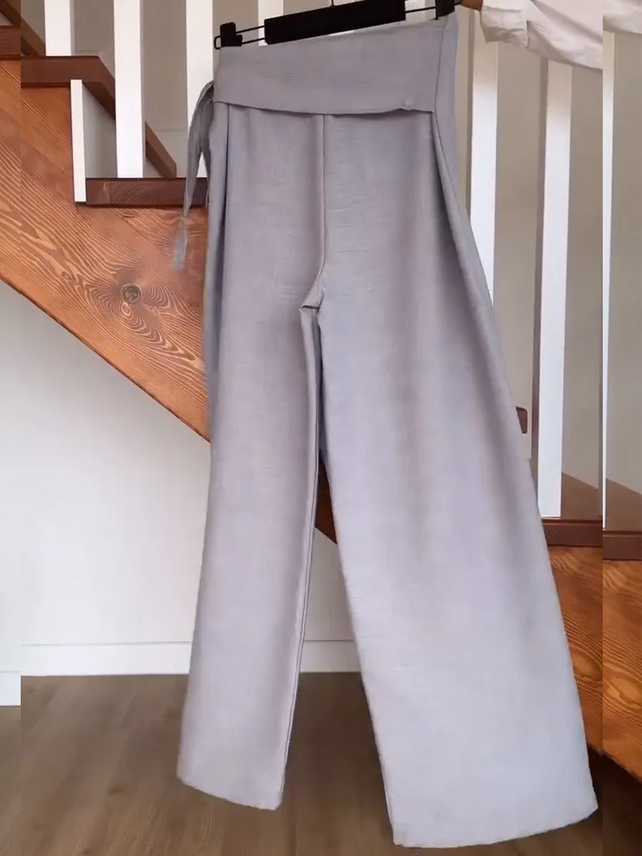 Women's Cotton And Linen Casual Pants