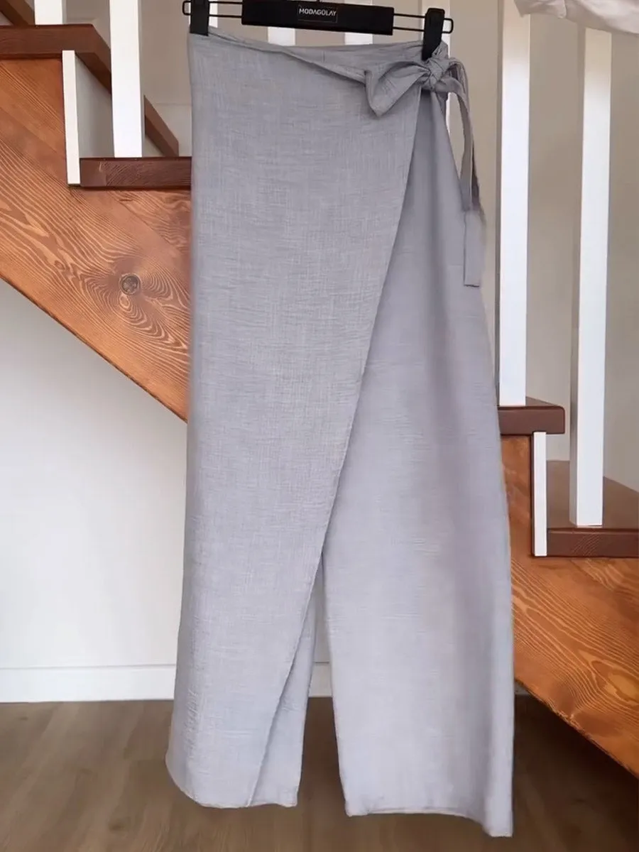 Women's Cotton And Linen Casual Pants