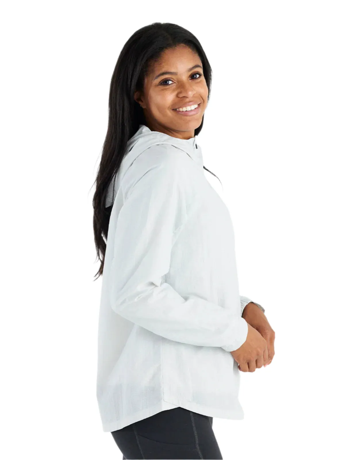 WOMEN'S FREE FLY HEADWIND JACKET | LIGHT GREY