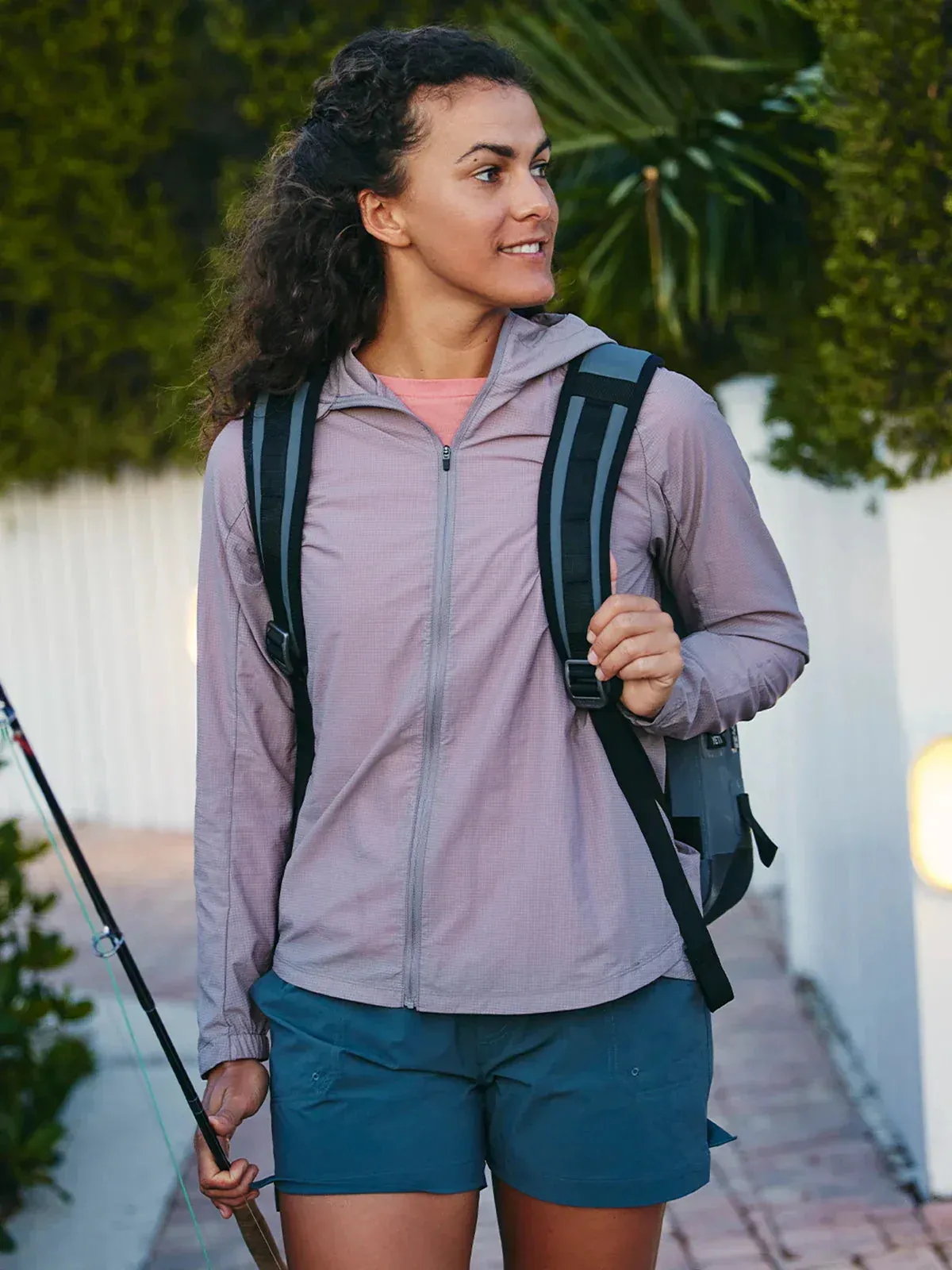 WOMEN'S FREE FLY HEADWIND JACKET | PURPLE SAGE