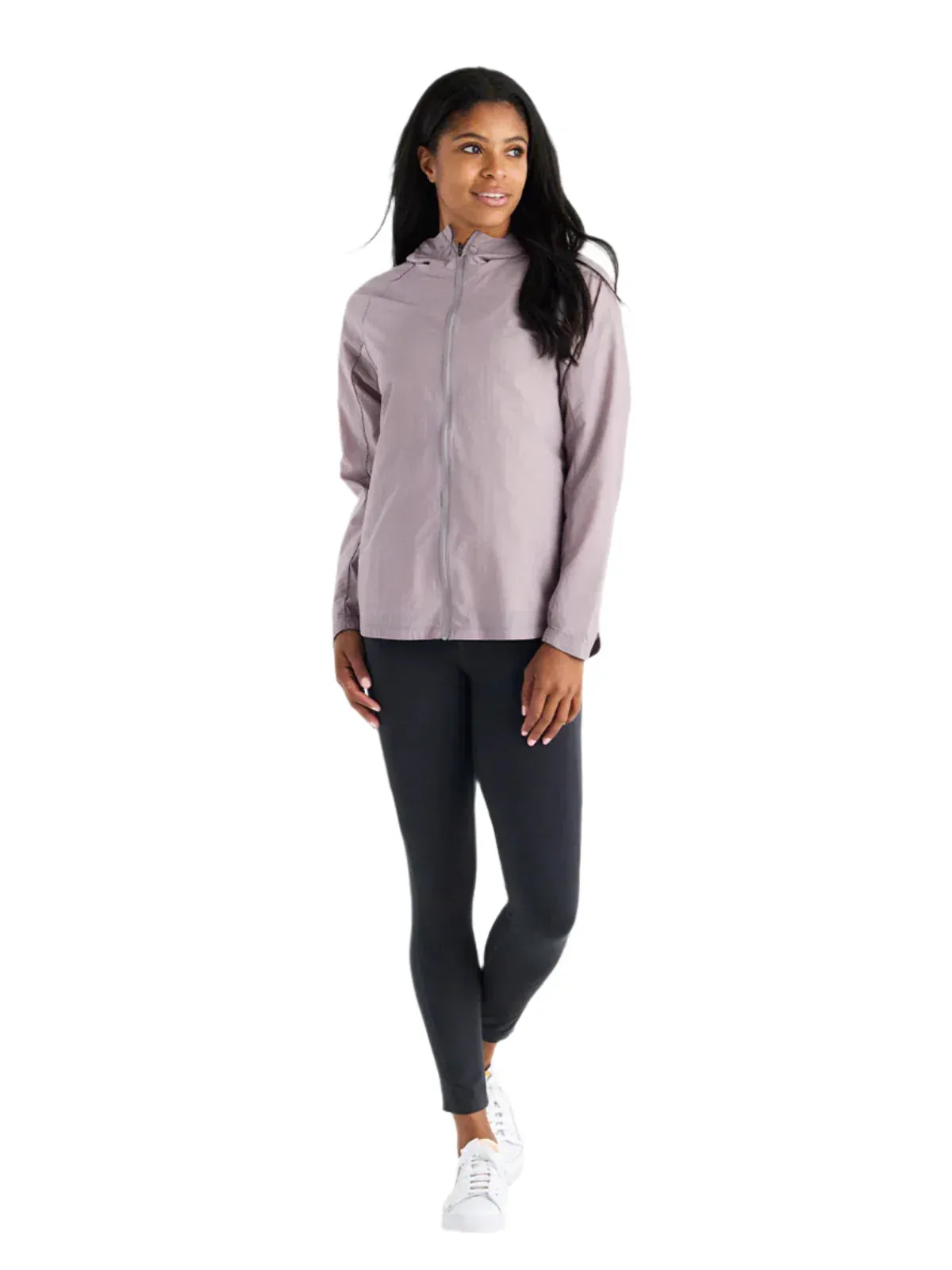 WOMEN'S FREE FLY HEADWIND JACKET | PURPLE SAGE