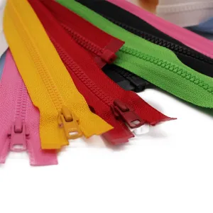 YKK® #3 Vislon Molded Separating Zippers - Stock Colors 8