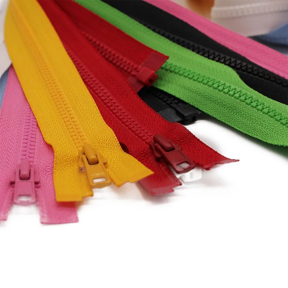 YKK® #3 Vislon Molded Separating Zippers - Stock Colors 8