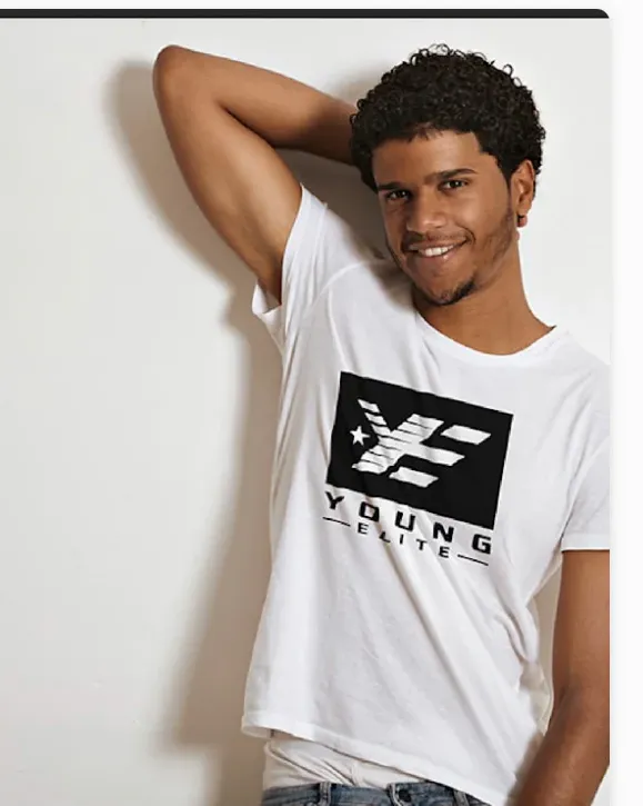 Young-Elite Black & White Unisex T-Shirt