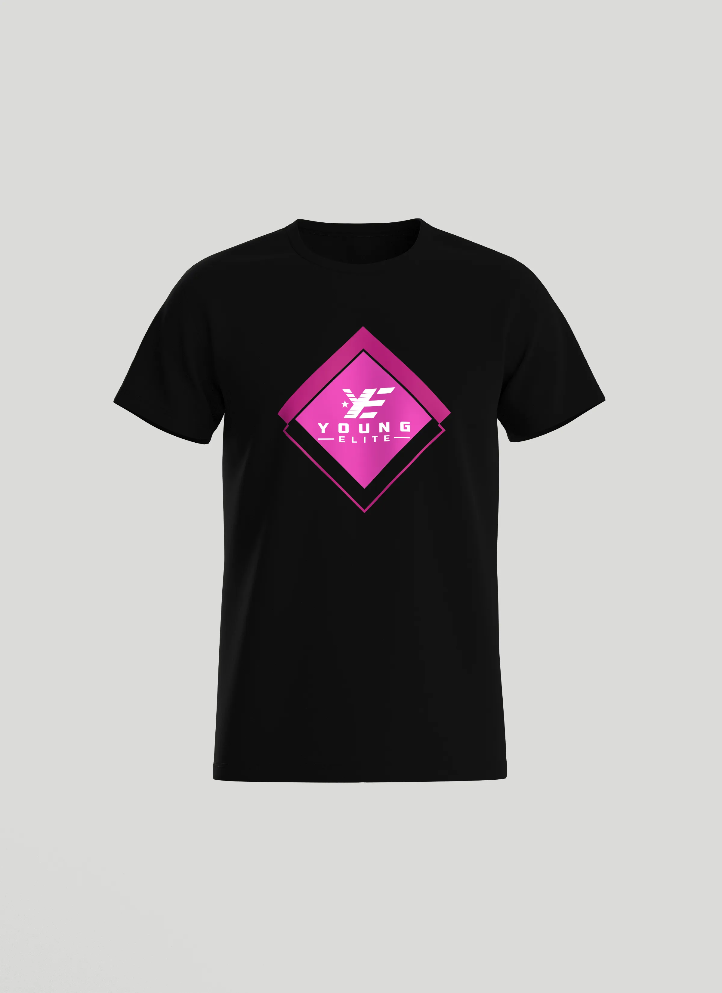 Young-Elite Purple & White Male T-Shirt